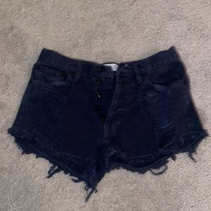 Black button up Melville shorts